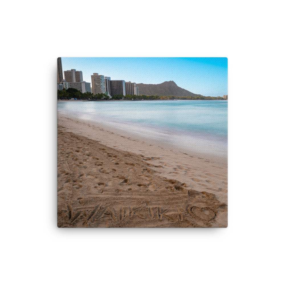 Waikiki Beach - Thin canvas