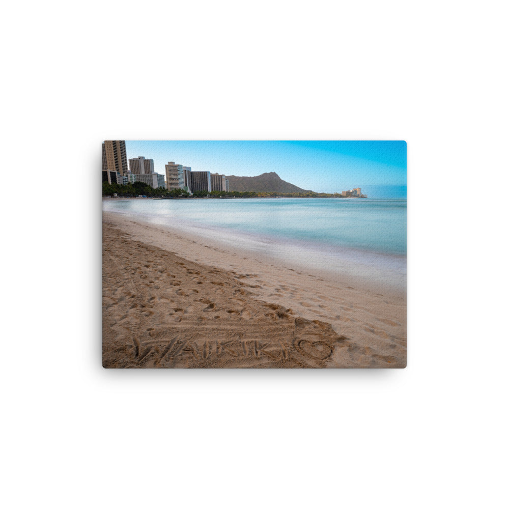 Waikiki Beach - Thin canvas