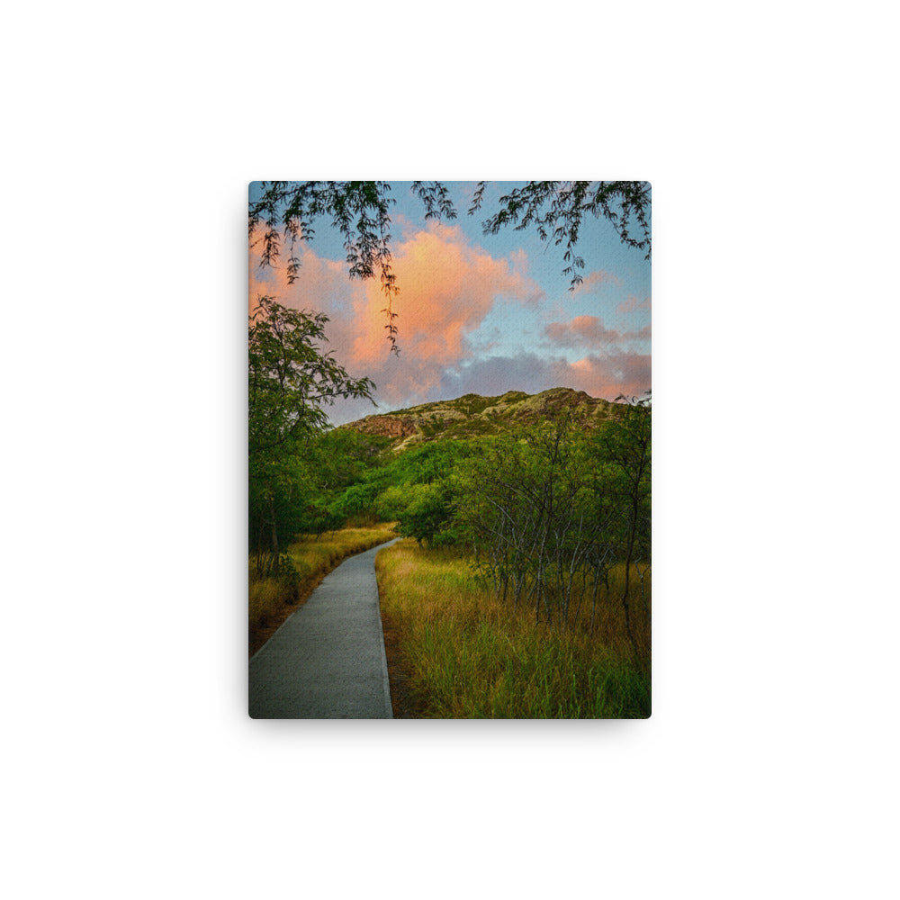 Diamond Head Trail - Thin canvas