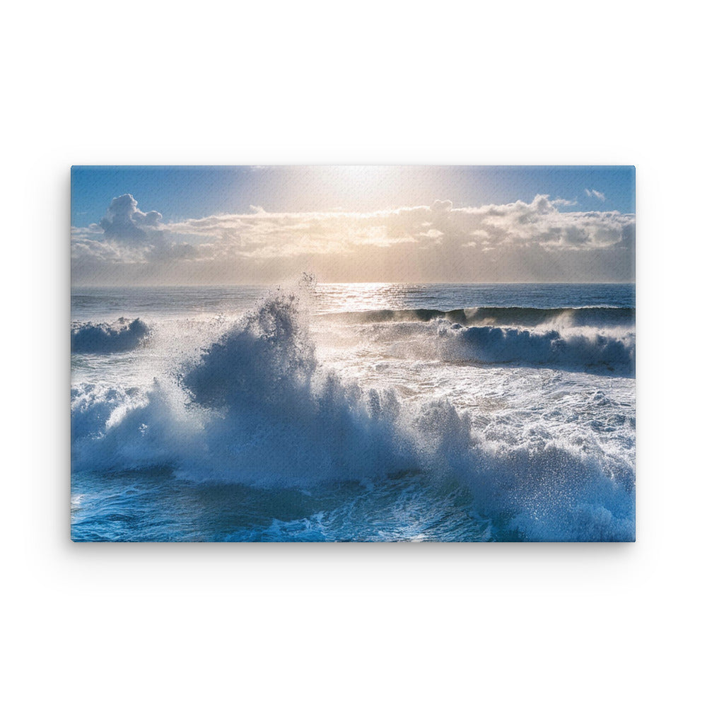 Waves Crashing - Thin canvas