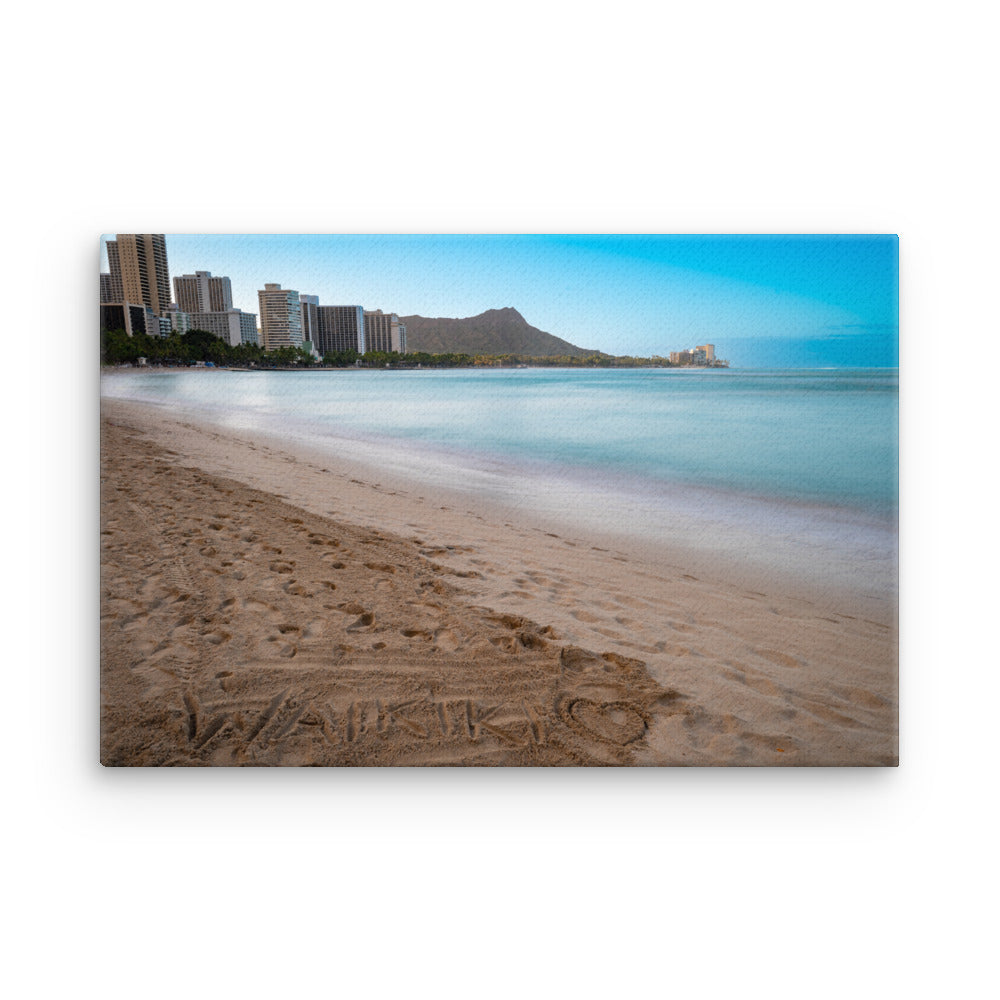 Waikiki Beach - Thin canvas