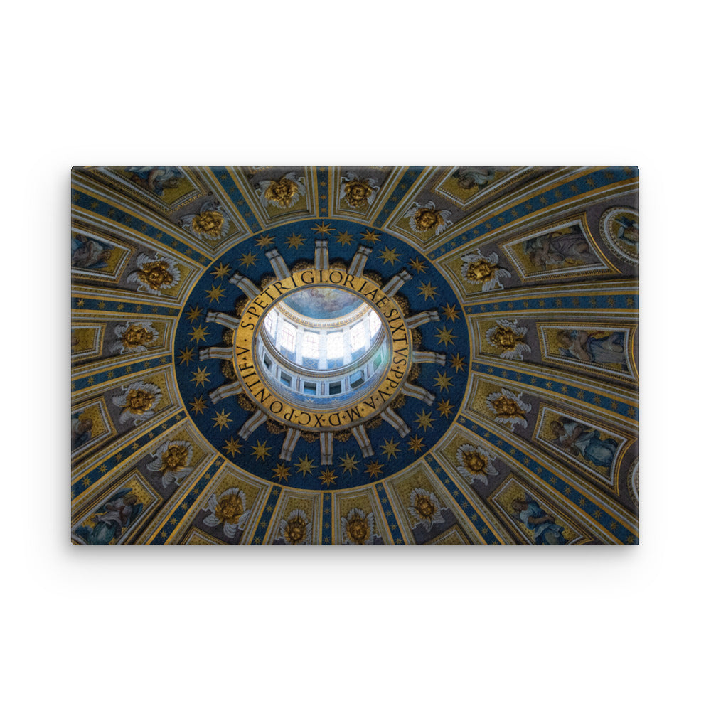 St. Peter's Basilica Dome Interior - Thin canvas