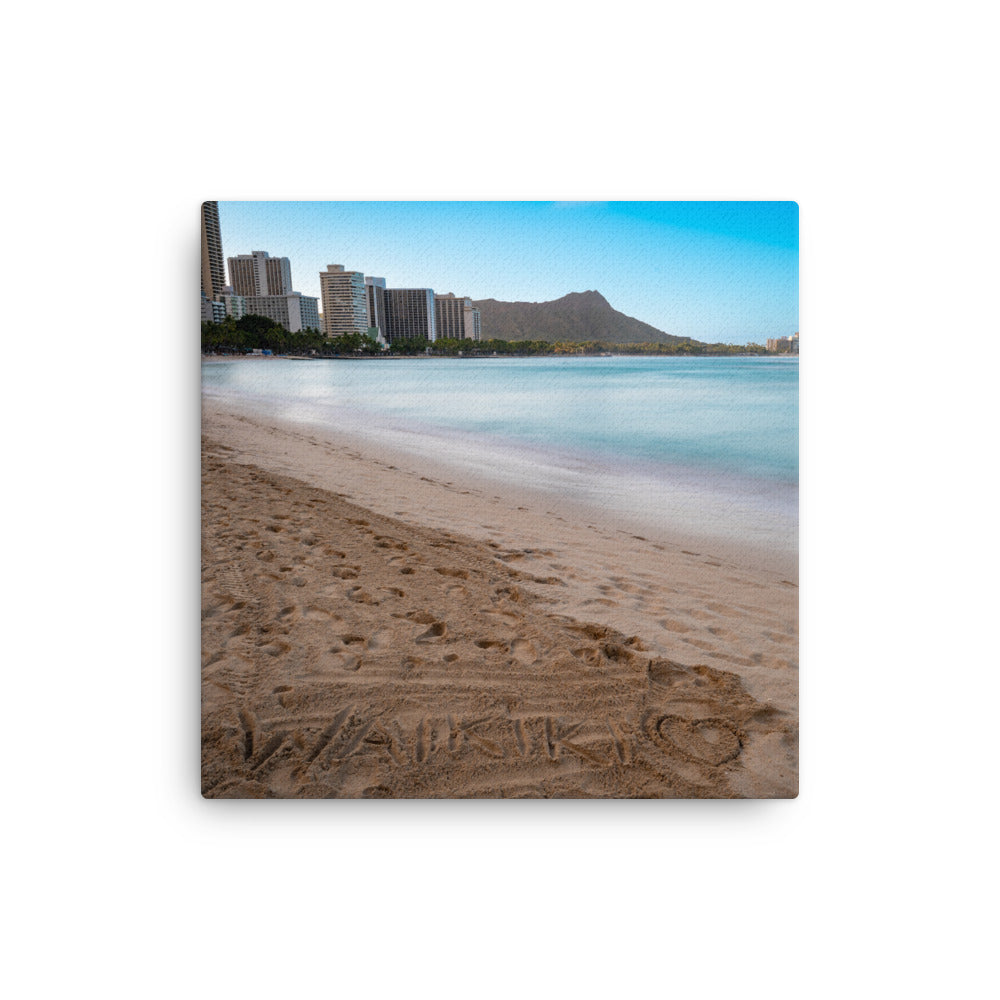 Waikiki Beach - Thin canvas