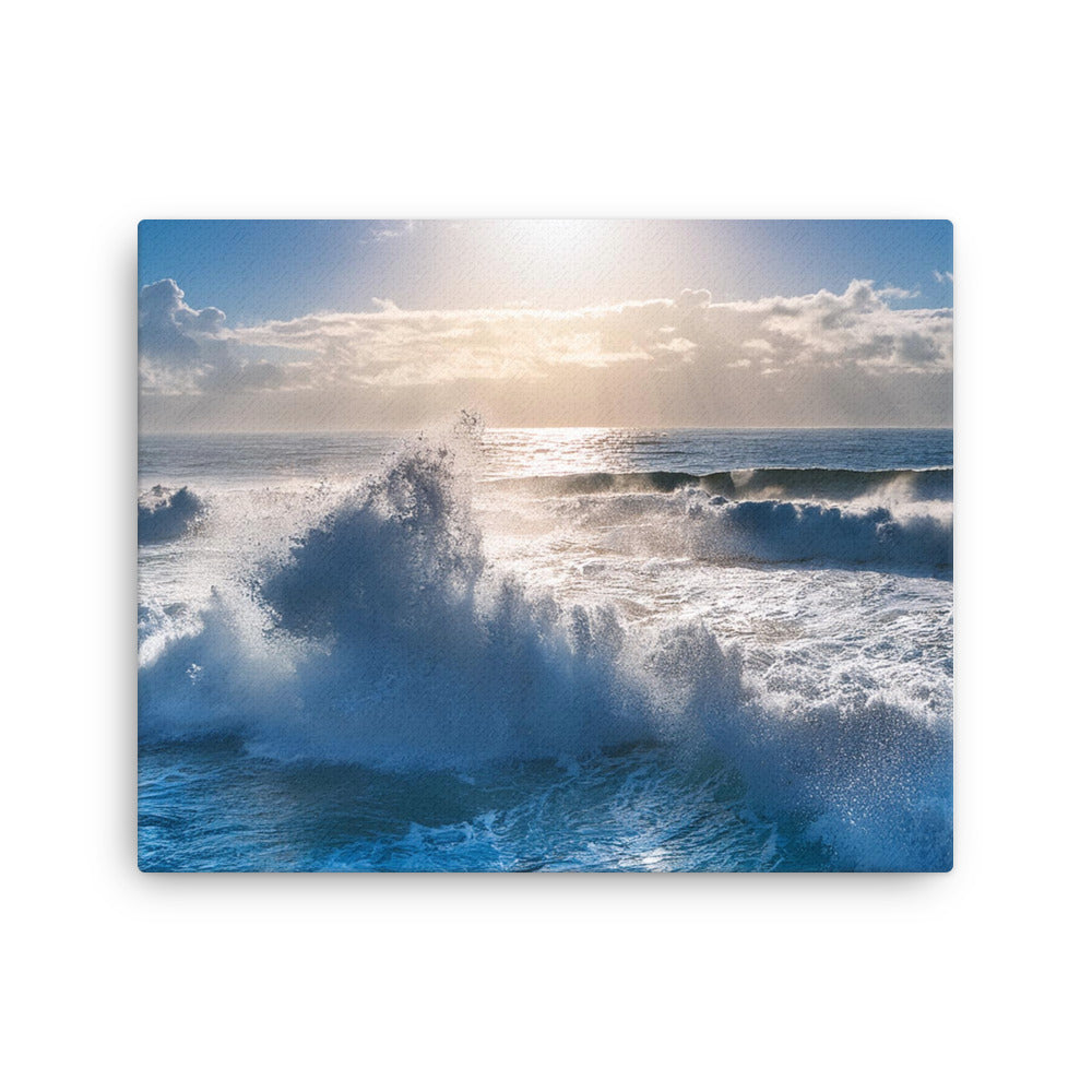 Waves Crashing - Thin canvas