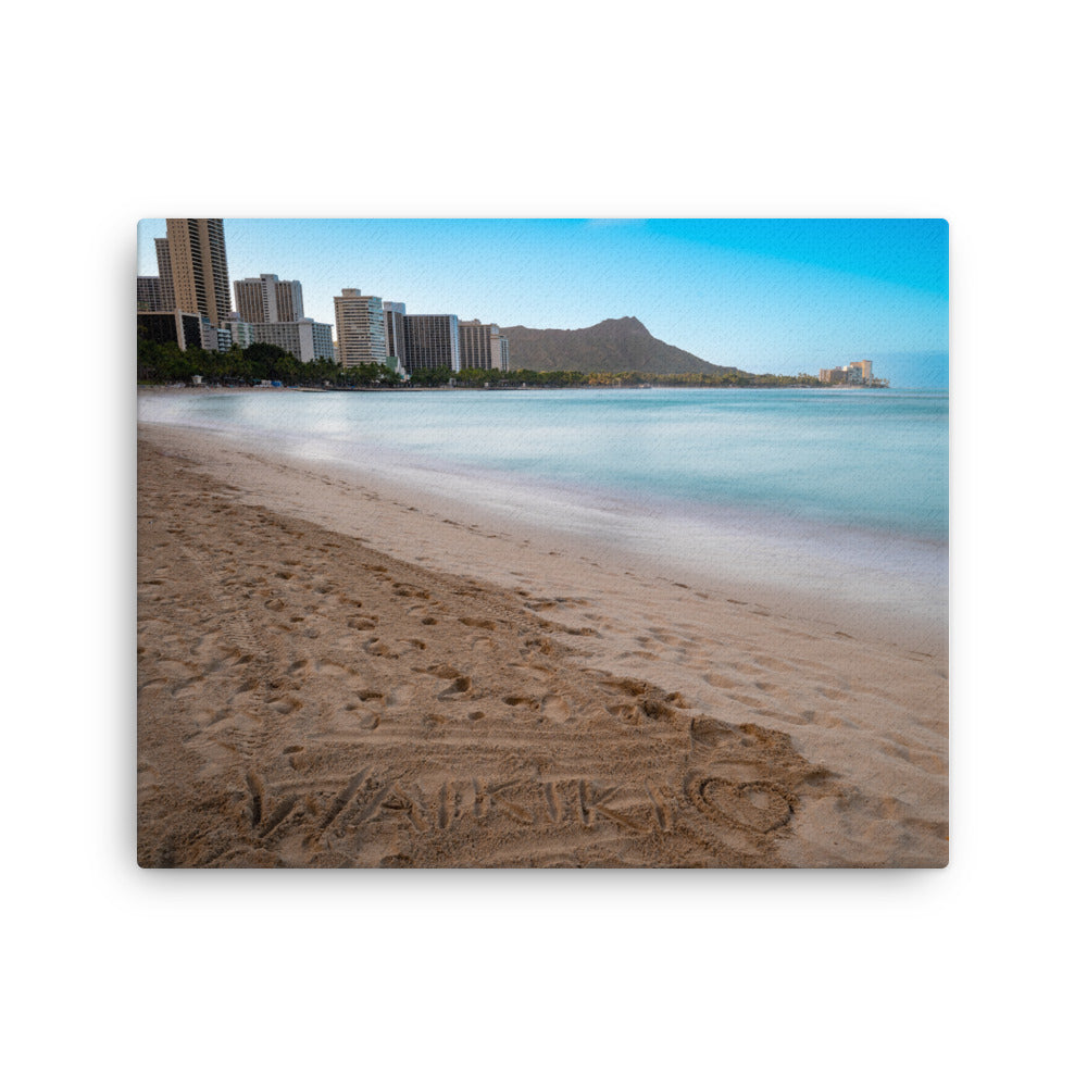 Waikiki Beach - Thin canvas