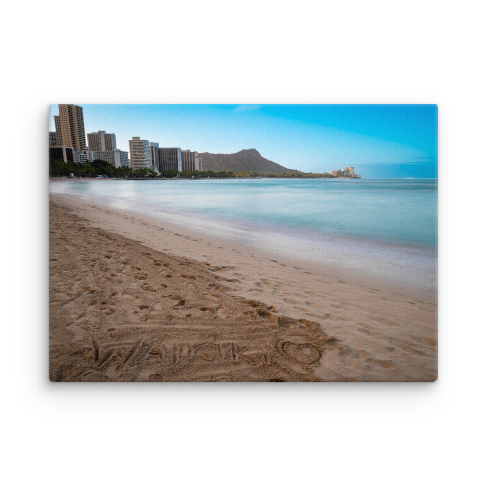 Waikiki Beach - Thin canvas