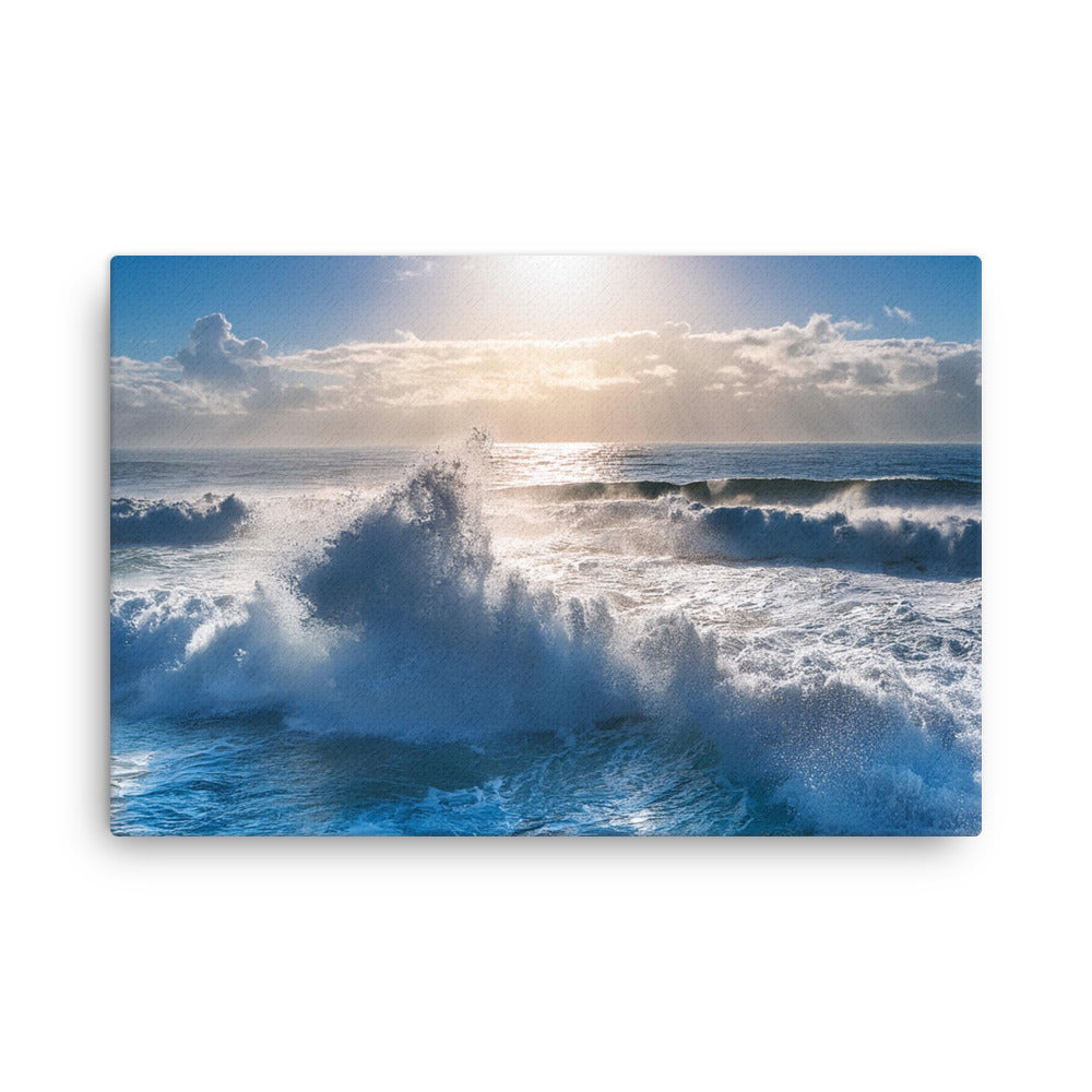 Waves Crashing - Thin canvas