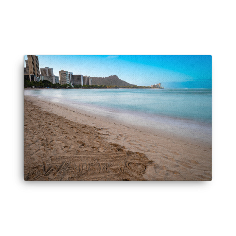 Waikiki Beach - Thin canvas