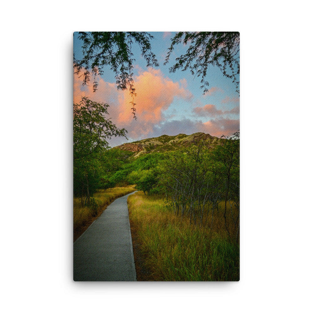 Diamond Head Trail - Thin canvas