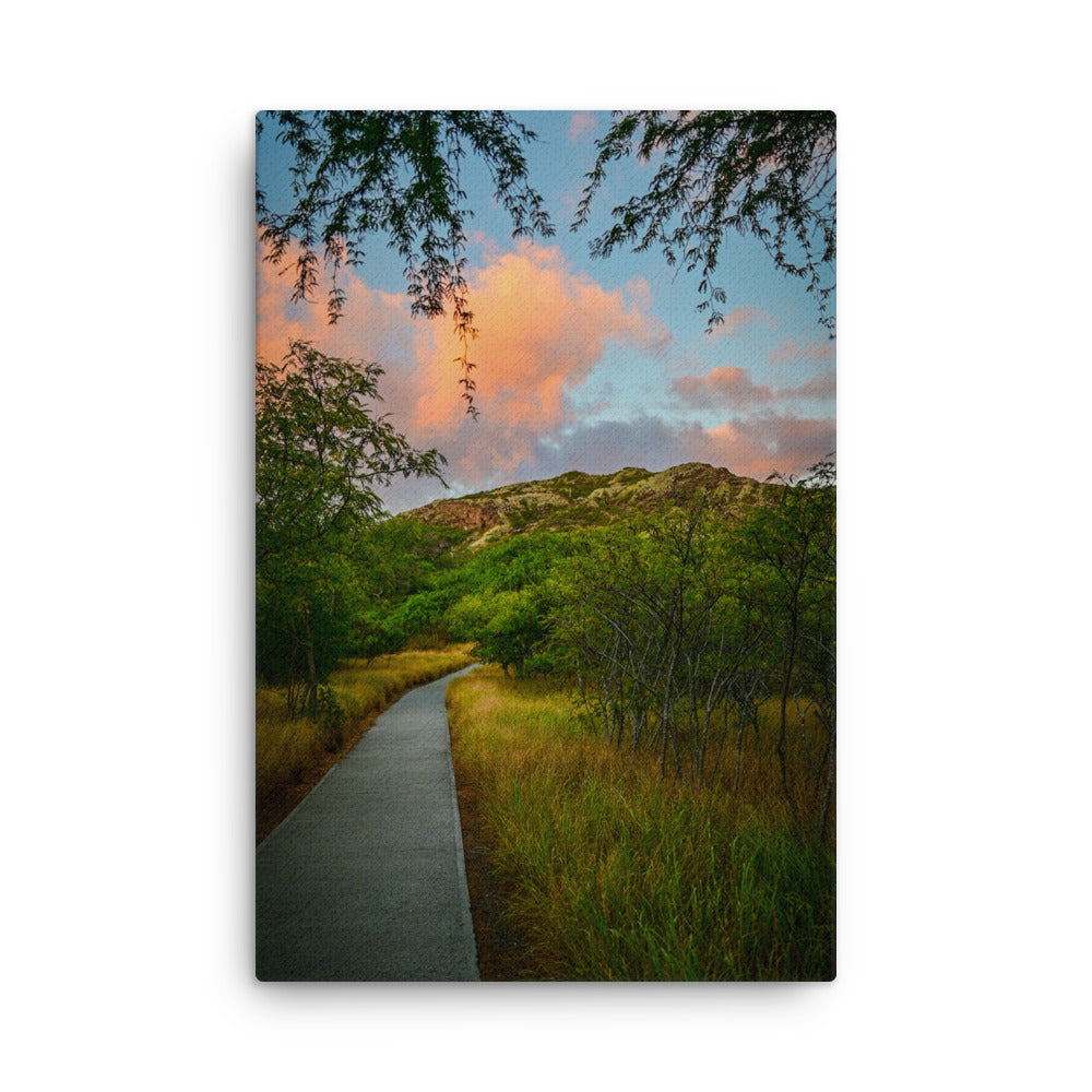 Diamond Head Trail - Thin canvas