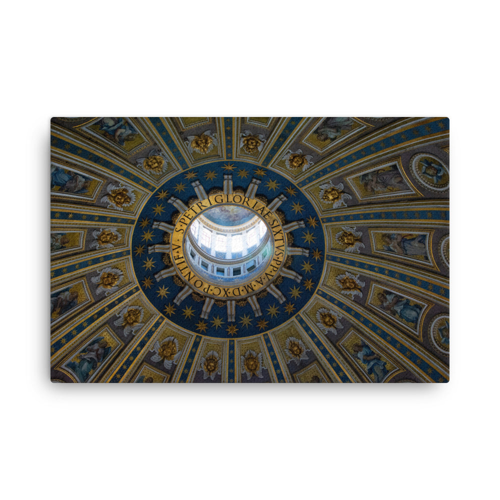 St. Peter's Basilica Dome Interior - Thin canvas