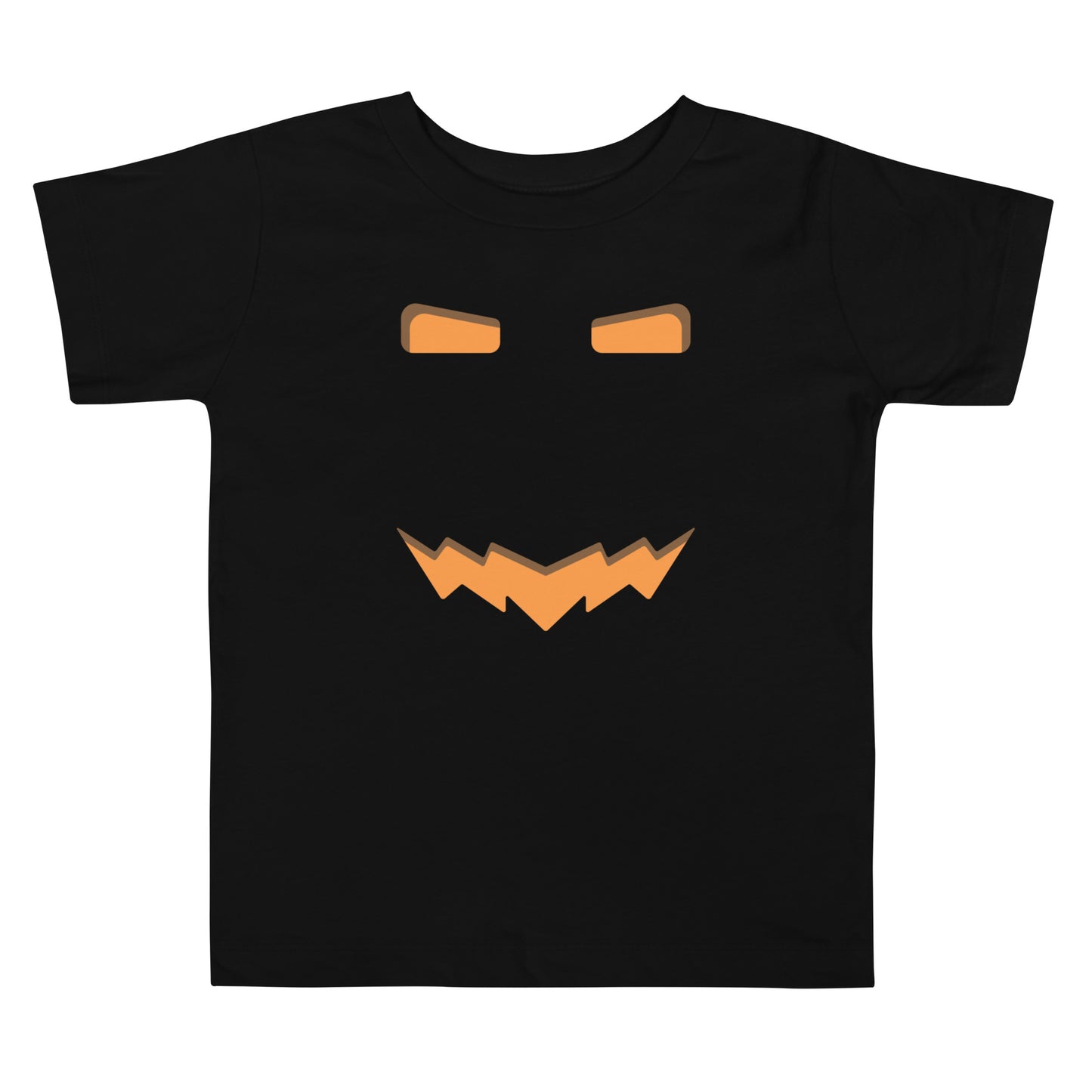 Scary Jack-O-Lantern Face - Toddler Short Sleeve Tee