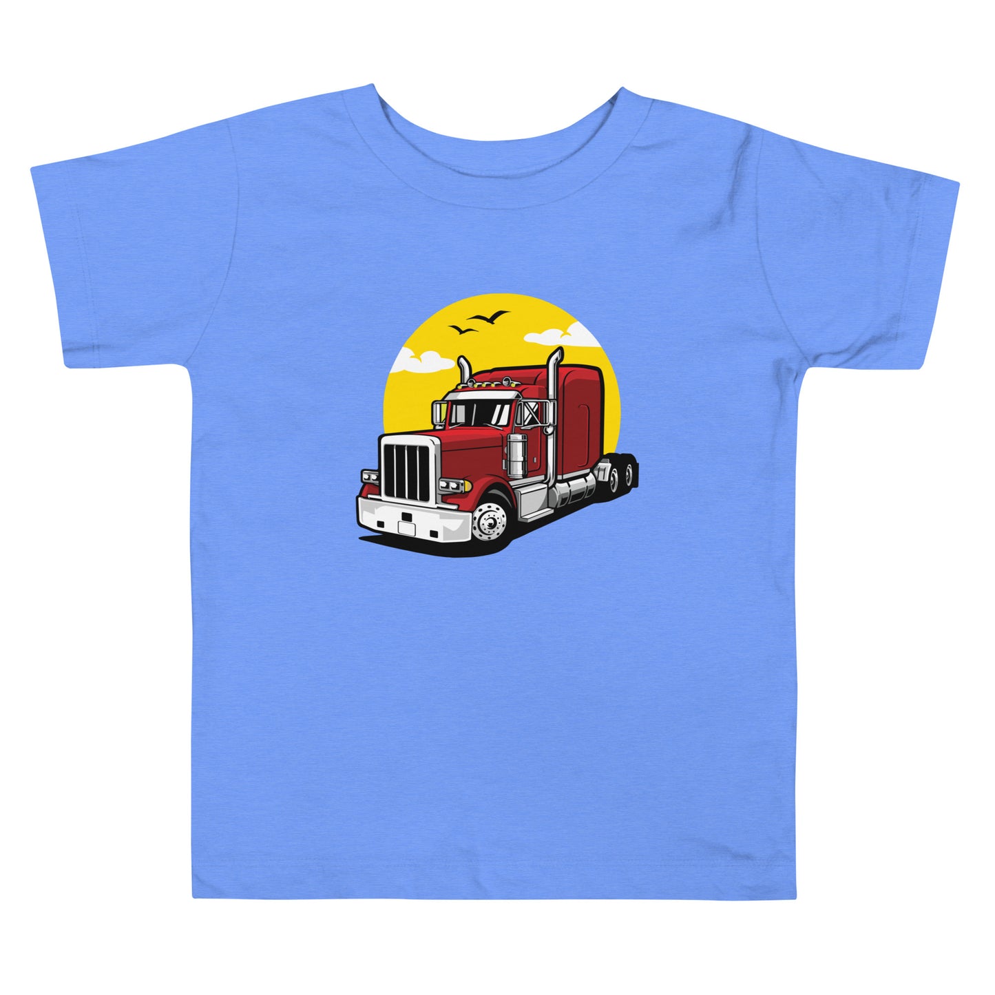 Semi truck - Toddler Short Sleeve Tee