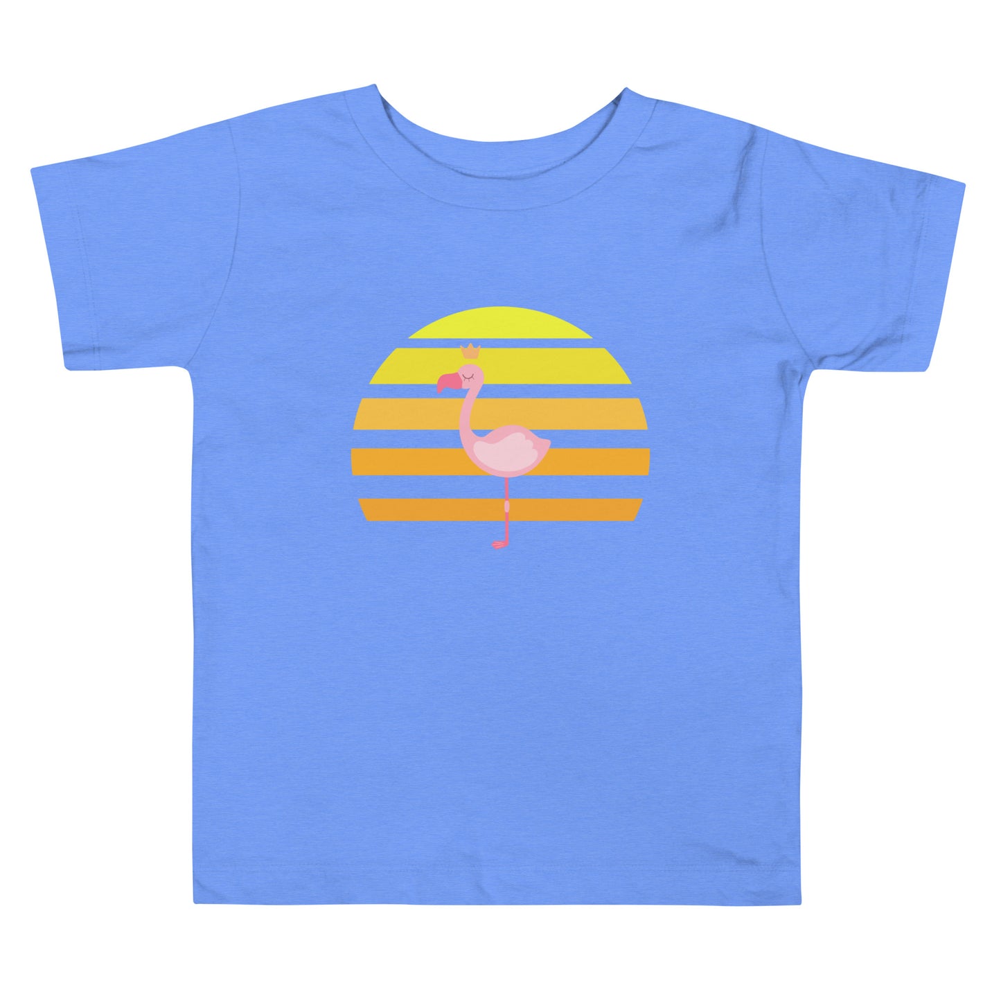 Flamingo at Sunset - Toddler Short Sleeve Tee