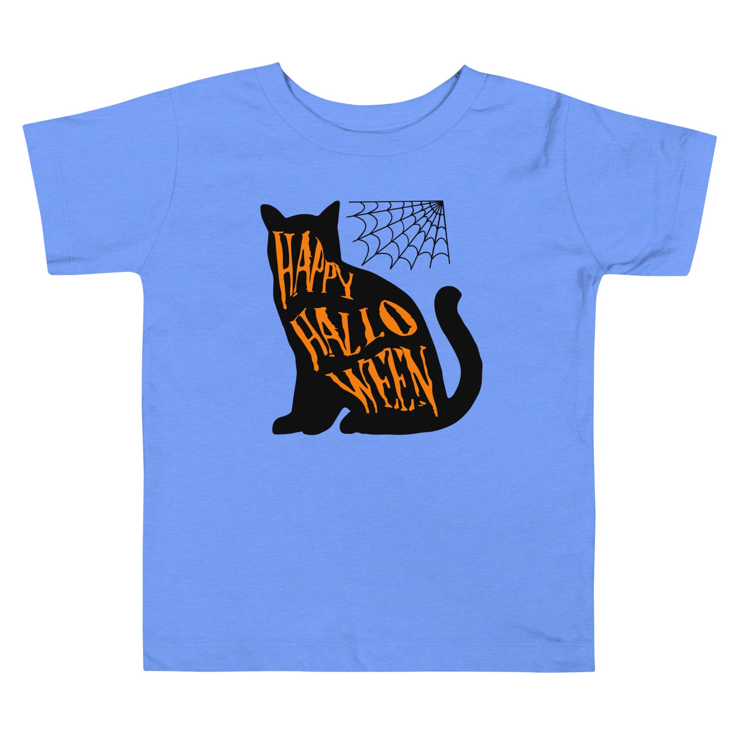 Halloween Cat - Toddler Short Sleeve Tee