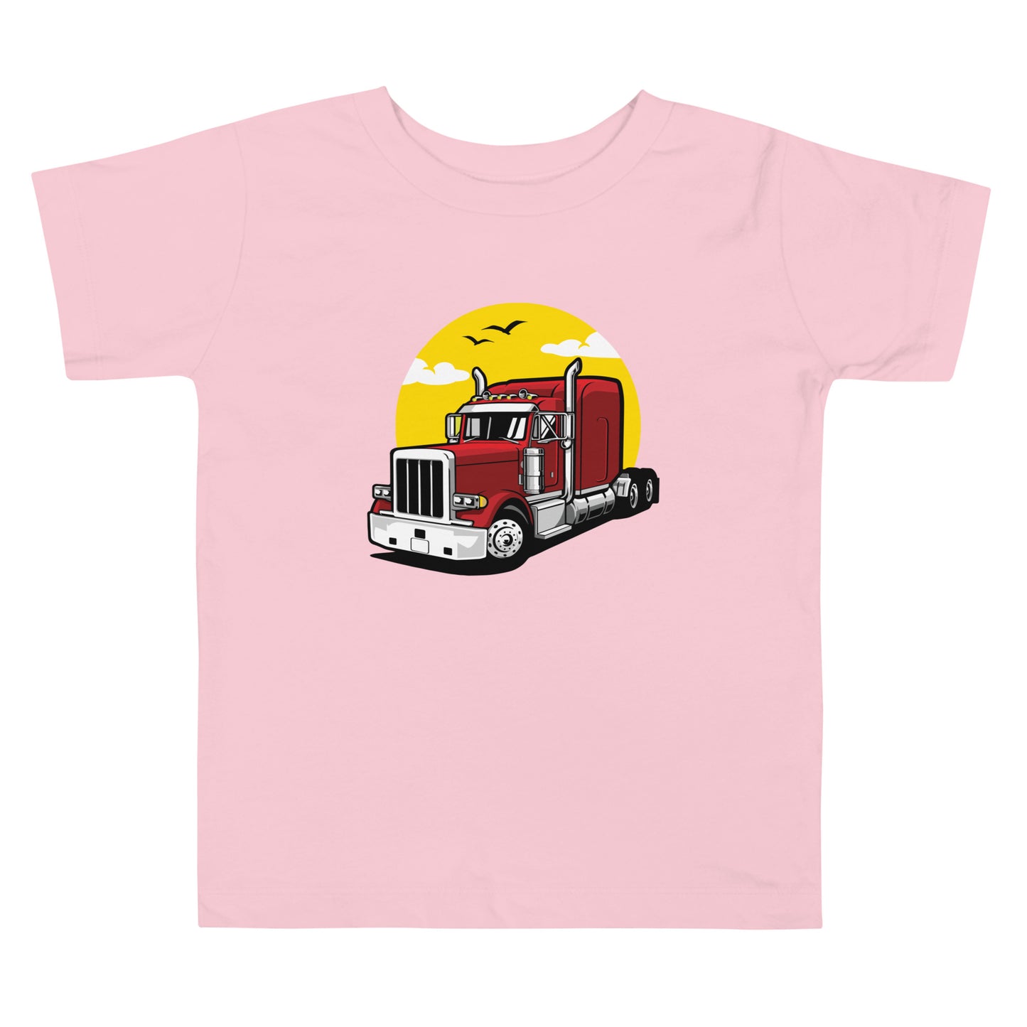 Semi truck - Toddler Short Sleeve Tee