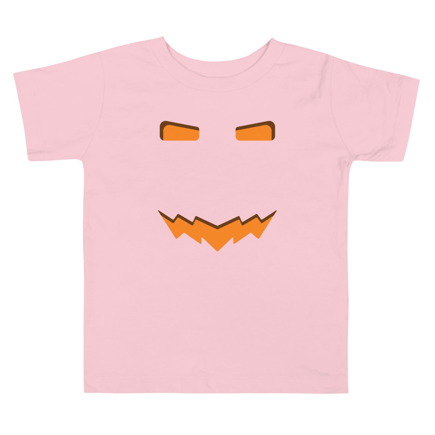 Scary Jack-O-Lantern Face - Toddler Short Sleeve Tee