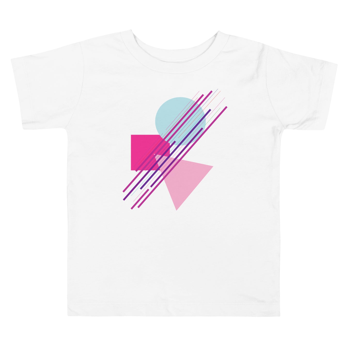 80s abstract - Toddler Short Sleeve Tee