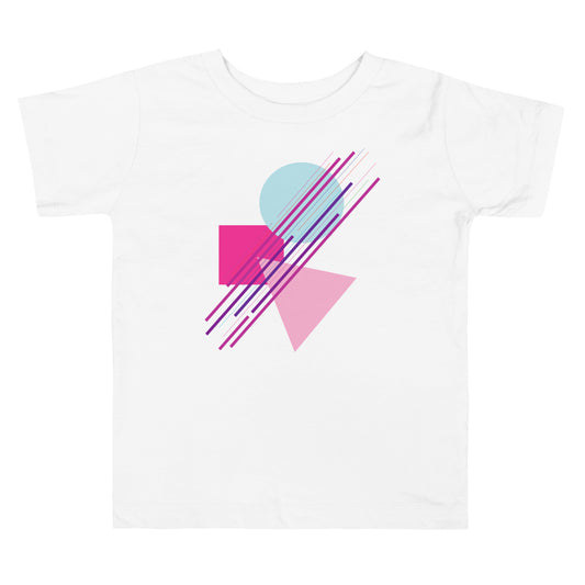 80s abstract - Toddler Short Sleeve Tee