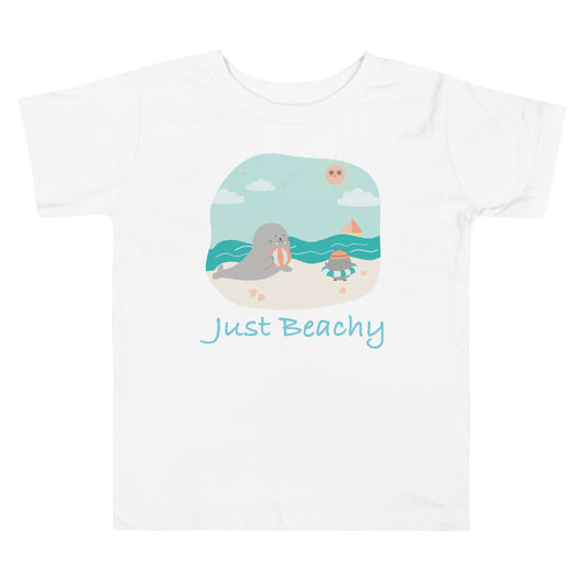 Just Beachy Walrus - Toddler Short Sleeve Tee