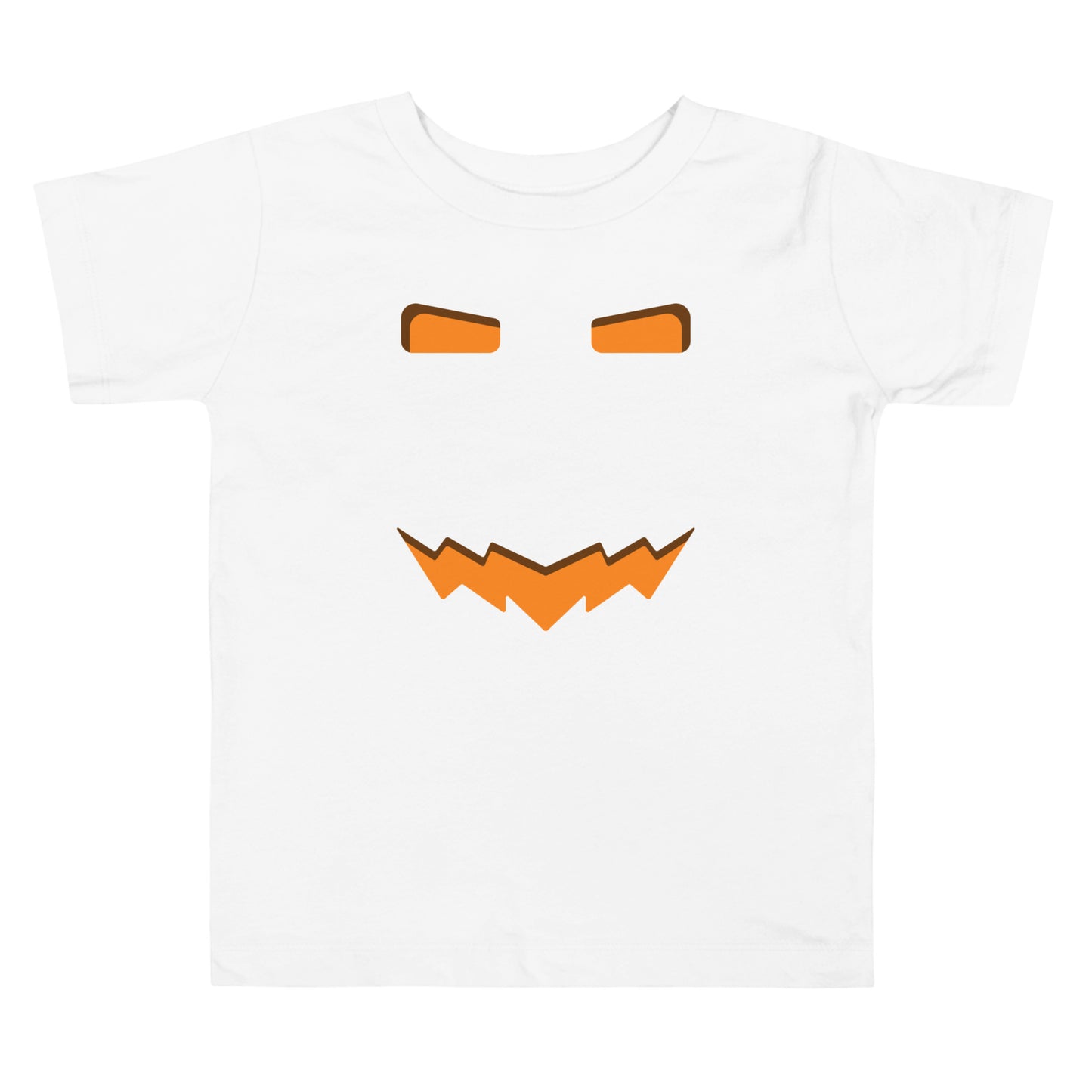 Scary Jack-O-Lantern Face - Toddler Short Sleeve Tee