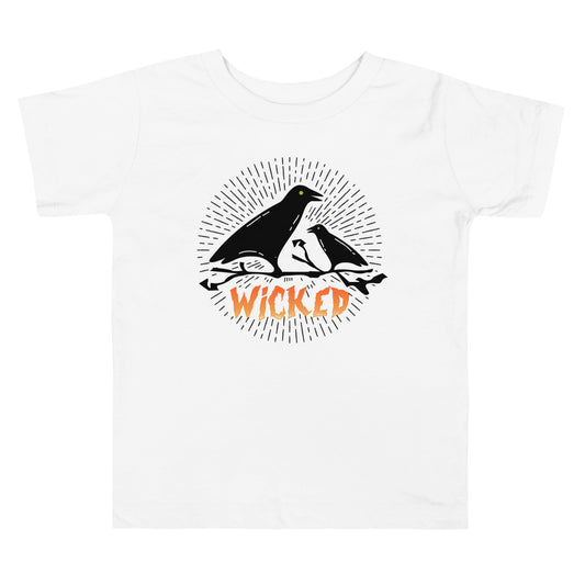 Halloween Crow - Toddler Short Sleeve Tee