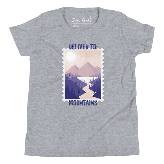 Deliver to Mountains - Youth Short Sleeve T-Shirt